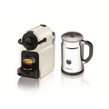 Nespresso Inissia White Espresso Maker Bundle